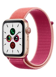 Perfii Nylon Sport Loop Replacement Band For Apple Watch Series 3/2/1 Pink/Orange  - Image 2
