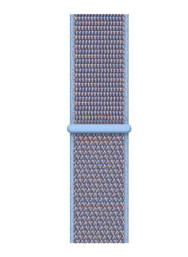 Perfii - Solid Replacement Band For Apple Watch Series 5/4/3/2/1 Cerulean - Image 1