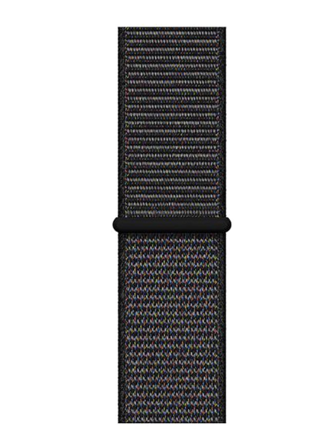 Perfii - Nylon Replacement Band For Apple Watch Series 5/4/3/2/1 40mm Black - Image 1