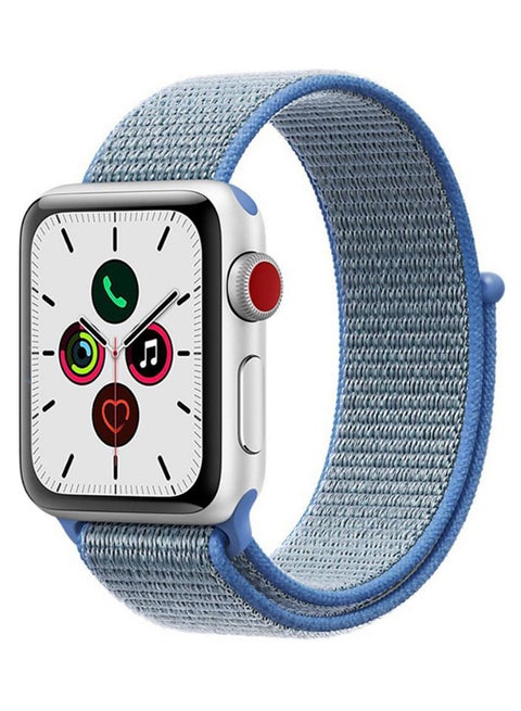 Solid Replacement Band For Apple Watch Series 5/4/3/2/1 Lake Blue
