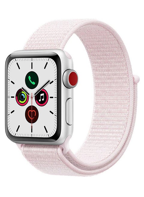 Solid Replacement Band For Apple Watch Series 5/4/3/2/1 Pearl