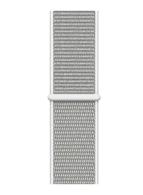 Nylon Replacement Band For Apple Watch Series 5/4/3/2/1 - 38-40mm Seummit White/Silver