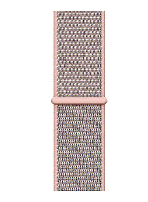 Solid Nylon Replacement Band For Apple Watch Series 5/4/3/2/1 Pink Sand