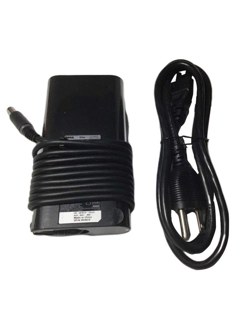 DELL AC Adapter With Cord For Dell Inspiron Latitude XPS Black - Image 1