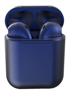 Bluetooth Wireless In-Ear Earbuds With Microphone Navy Blue