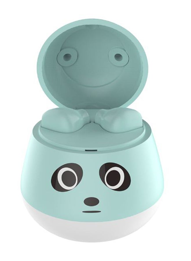 Generic - Bluetooth Wireless Earphones With Microphone And Charging Case Green/White - Image 1