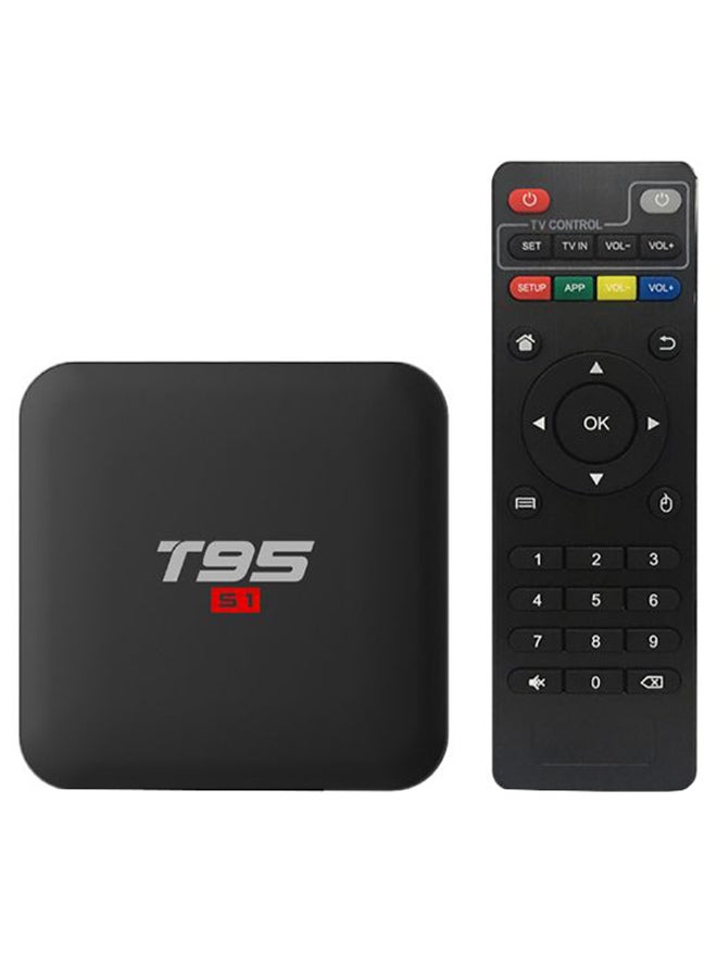 HD Media Player Smart TV Set Top Box T95 S1 WT2106 Black - Image 1