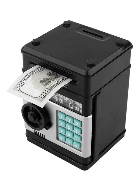 Electronic Money Saving Box With Password Unique Detailed Design Durable 8x6x6inch