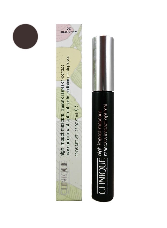 كلينيك ماسكارا هاي إمباكت أسود/ بني - Image 2