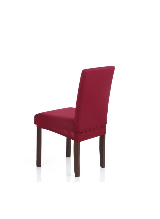 Stretchable Chair Cover Burgundy 20X2.5X13cm - Image 2