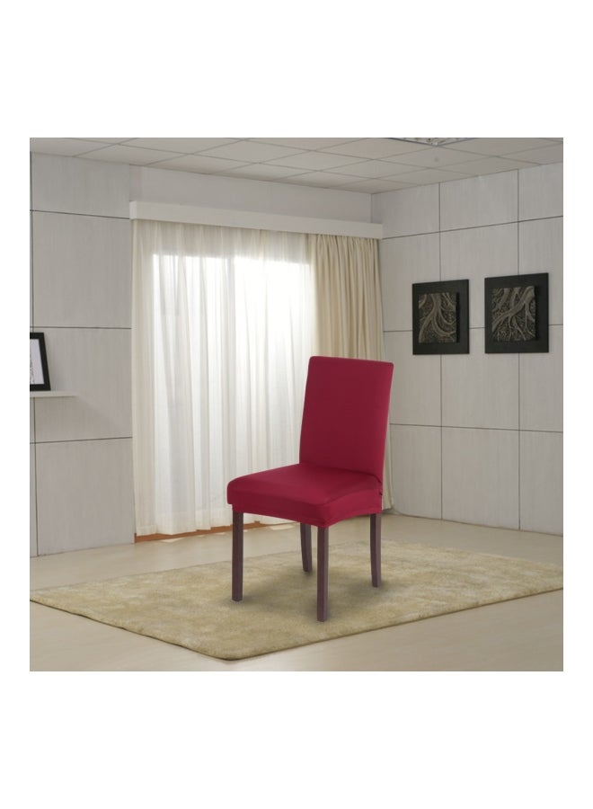 Stretchable Chair Cover Burgundy 20X2.5X13cm - Image 5