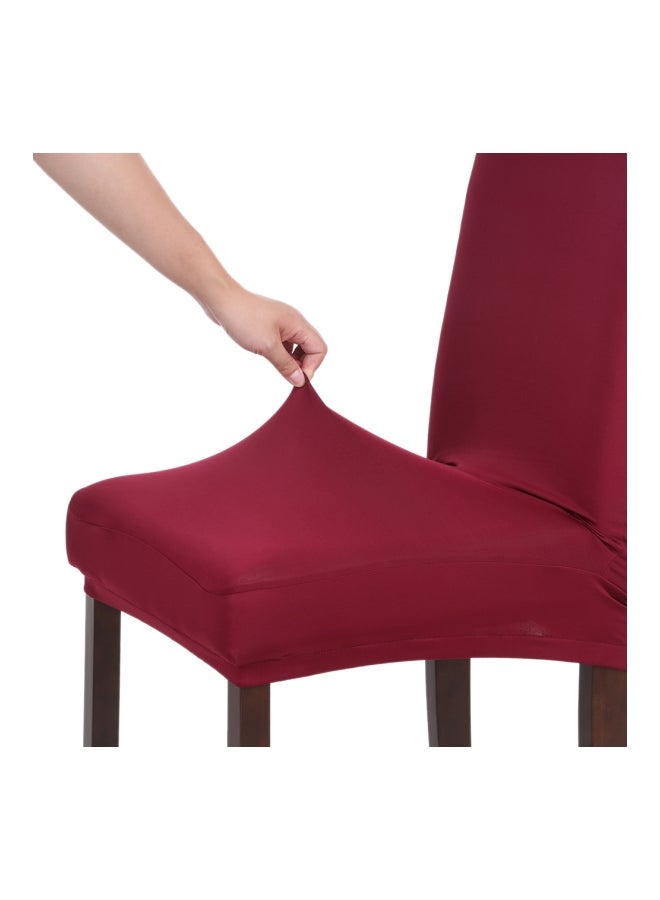 Stretchable Chair Cover Burgundy 20X2.5X13cm - Image 3