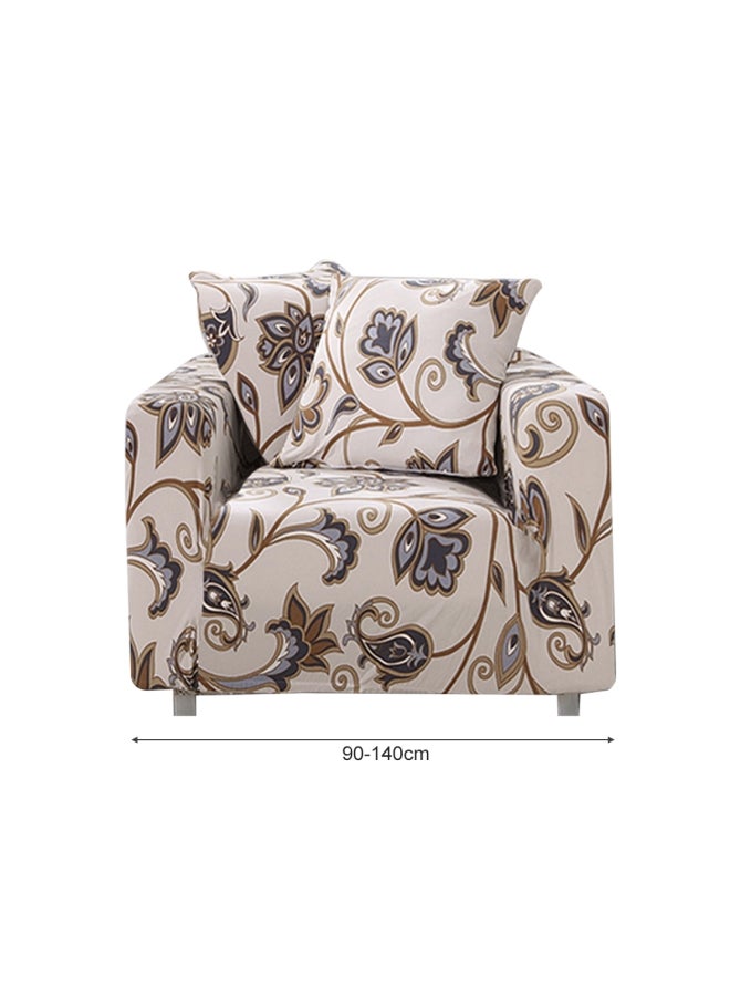 Polyester Cushion And Sofa Cover Warm White/Brown 35x7x35cm - Image 2