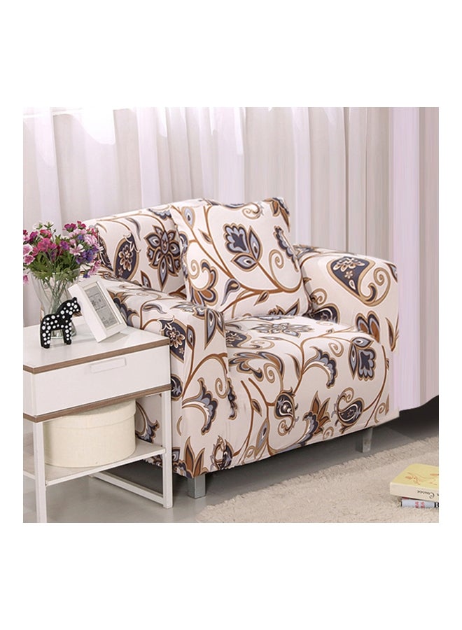 Polyester Cushion And Sofa Cover Warm White/Brown 35x7x35cm - Image 4