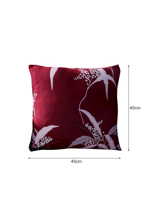 Armrest Polyester Cushion Cover Red/White 35x7x35cm - Image 3