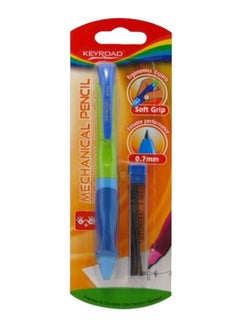Generic Keyroad Mechanical Pencil 0.7 MM And Leads KR971506 Blue/Green/Black 