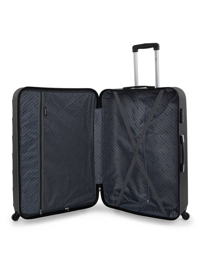 SENATOR Hard Case Travel Bag Trolley Luggage Set of 3 ABS Lightweight Suitcase with 4 Spinner Wheels A207 Black - Image 4