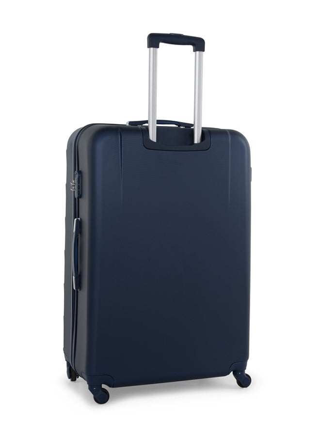 SENATOR - Hard Case Travel Bags Medium Checked Luggage Trolley ABS Lightweight Suitcase with 4 Spinner Wheels A207 Blue - Image 1