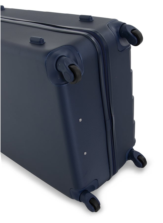 SENATOR - Hard Case Travel Bags Medium Checked Luggage Trolley ABS Lightweight Suitcase with 4 Spinner Wheels A207 Blue - Image 1