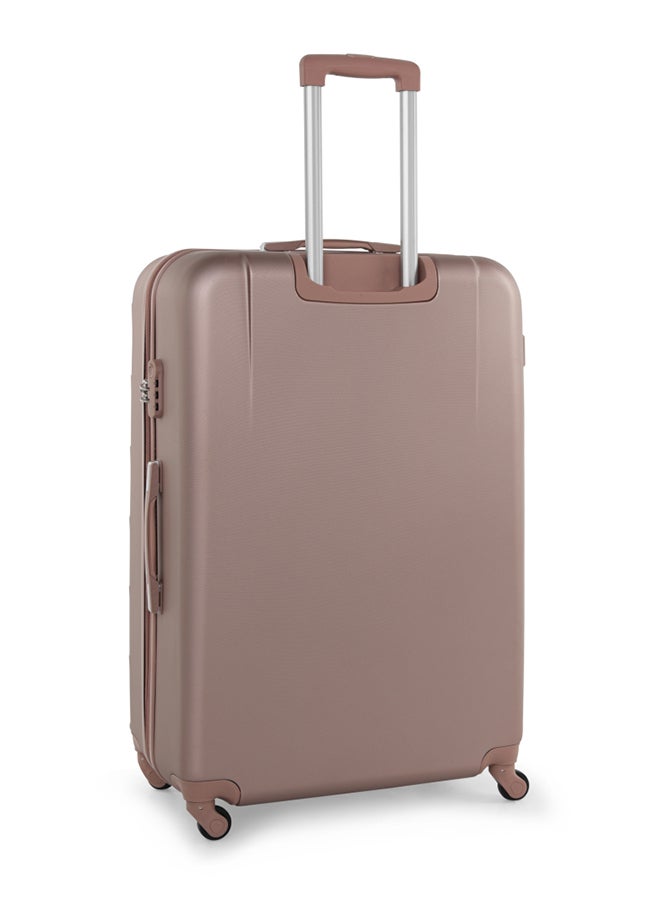 Hard Case Travel Bags Cabin Luggage Trolley ABS Lightweight Suitcase with 4 Spinner Wheels A207 Rose Gold - v1572953032/N31450444A_2