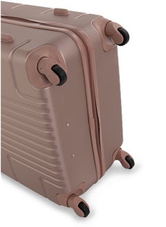 SENATOR Hard Case Travel Bag Extra Large Checked Luggage Trolley ABS Lightweight Suitcase with 4 Spinner Wheels A1012 Rose Gold  - Image 5