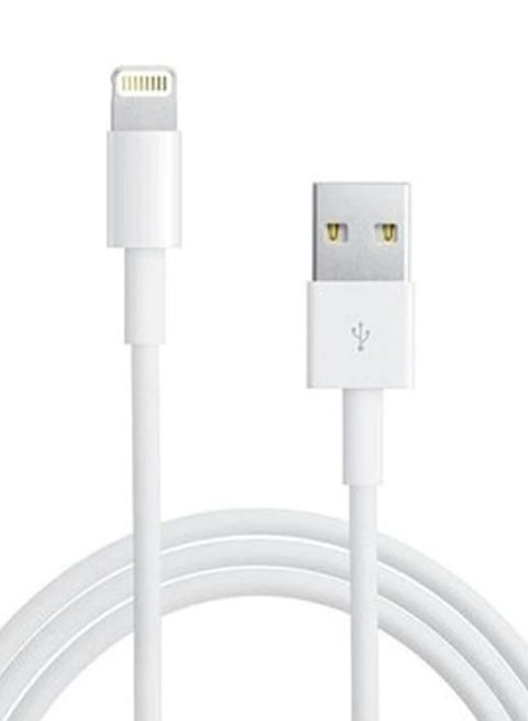 كابل لايتينج إلى USB لمزامنة البيانات والشحن أبيض