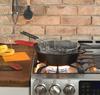 LODGE - Deep Fry Basket With Easy-Stow Folding Handle Silver - Image 1