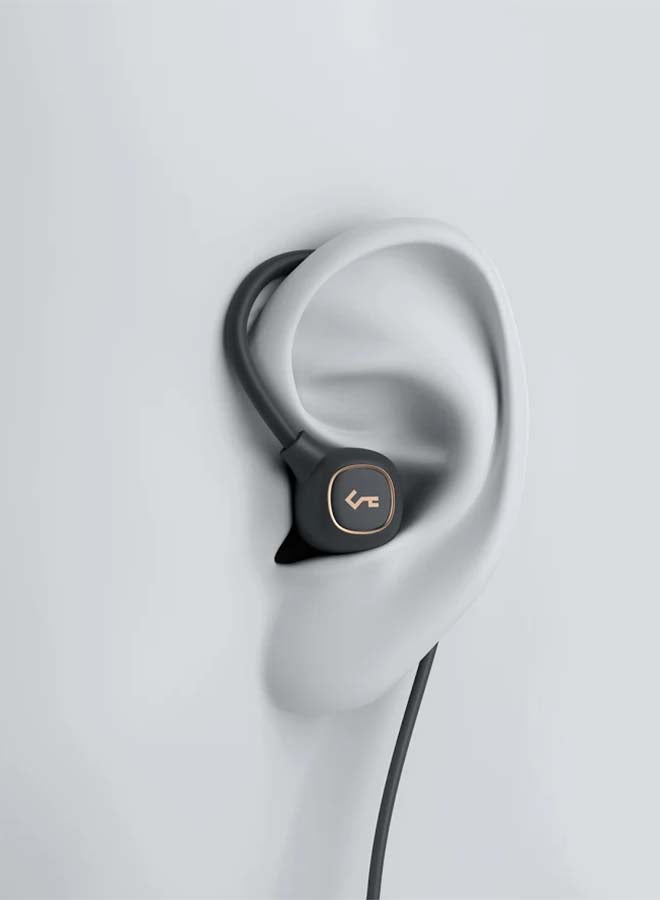 Aukey EP-B80 Hybrid Dual-Driver Wireless Earbuds Dark Grey - Image 2