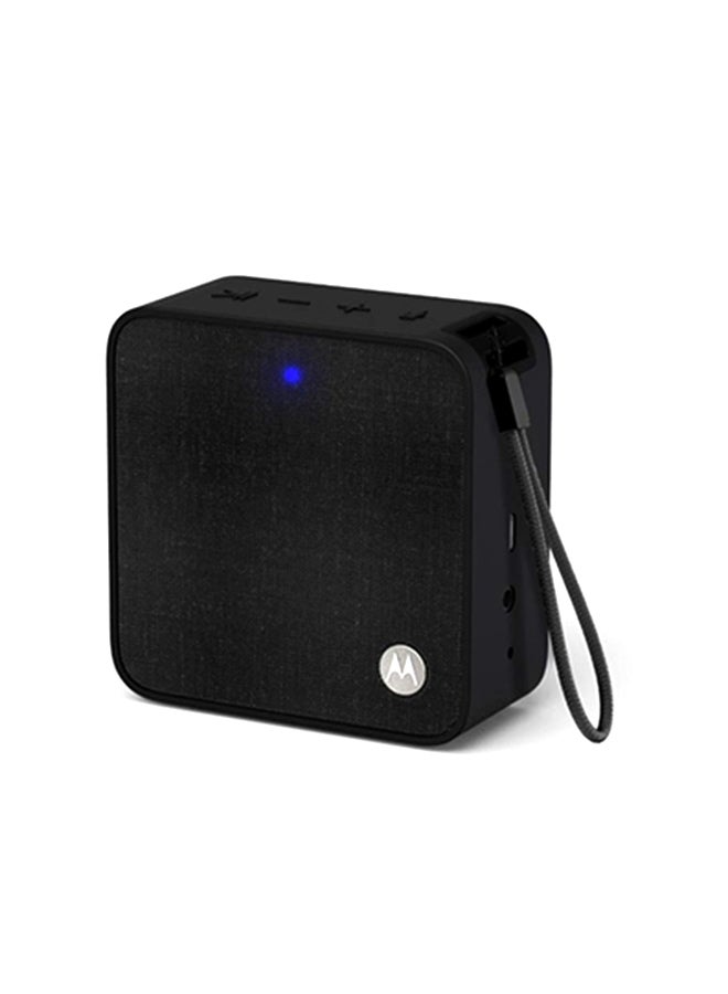 Motorola - Sonic Boost 210 Portable Wireless Bluetooth Speaker Compatible With Siri, Alexa And Google Black - Image 1