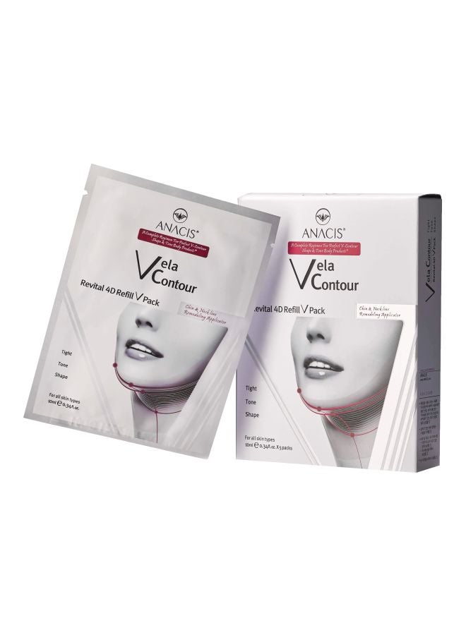 Anacis Vela Contour V-Friming Cream And Masks 30ml - Image 1
