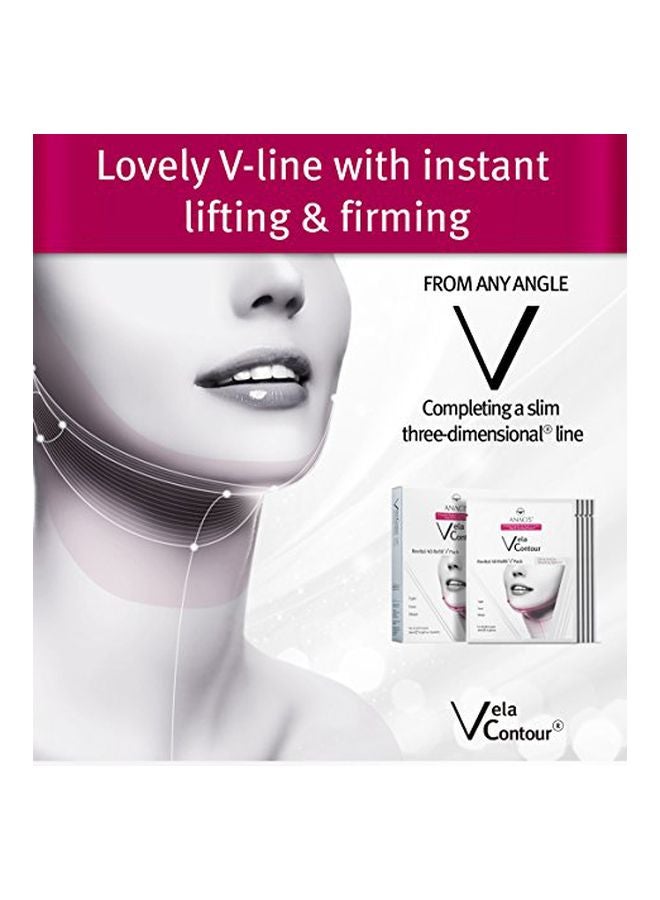 Anacis Vela Contour V-Friming Cream And Masks 30ml - Image 4