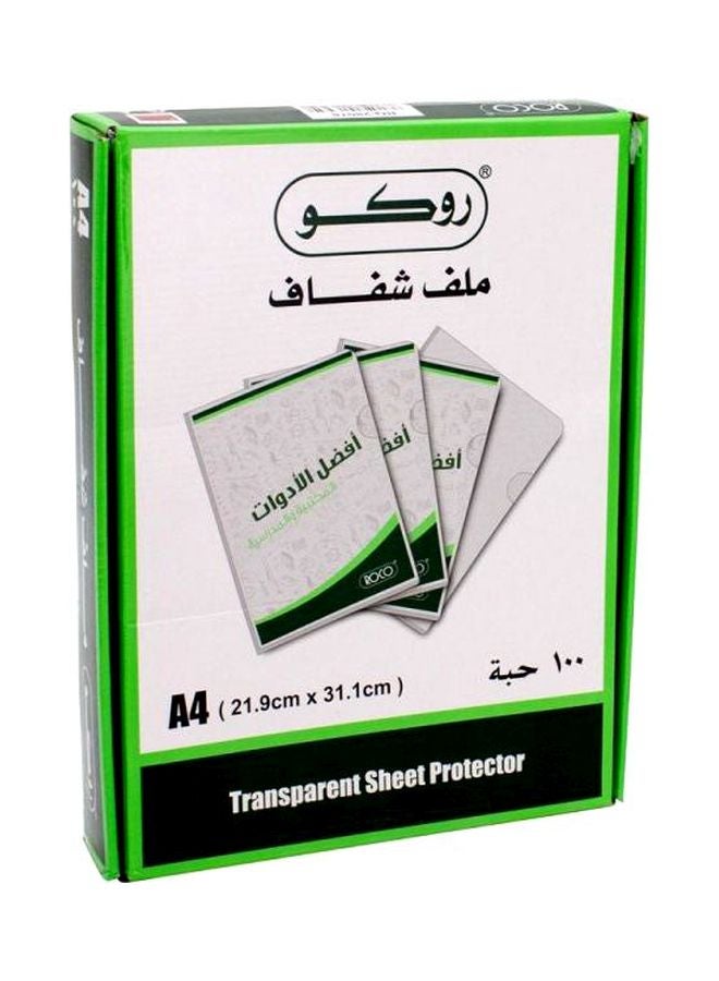 ROCO A4 Sheet Protector Clear