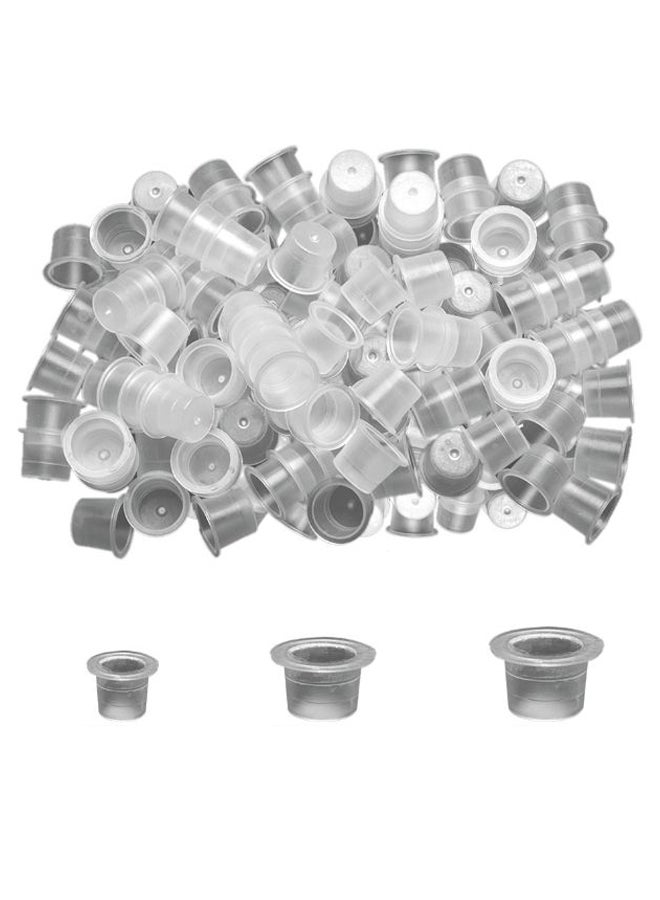 Generic 1000-Piece Disposable Tattoo Ink Cup Set Transparent  - Image 1