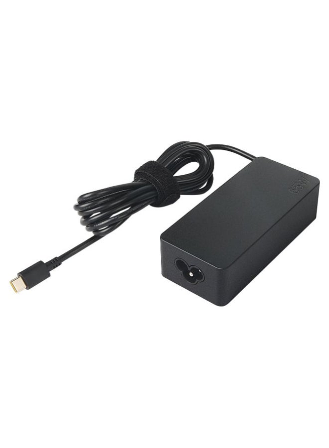 Lenovo USB Type-C AC Adapter Black - Image 1