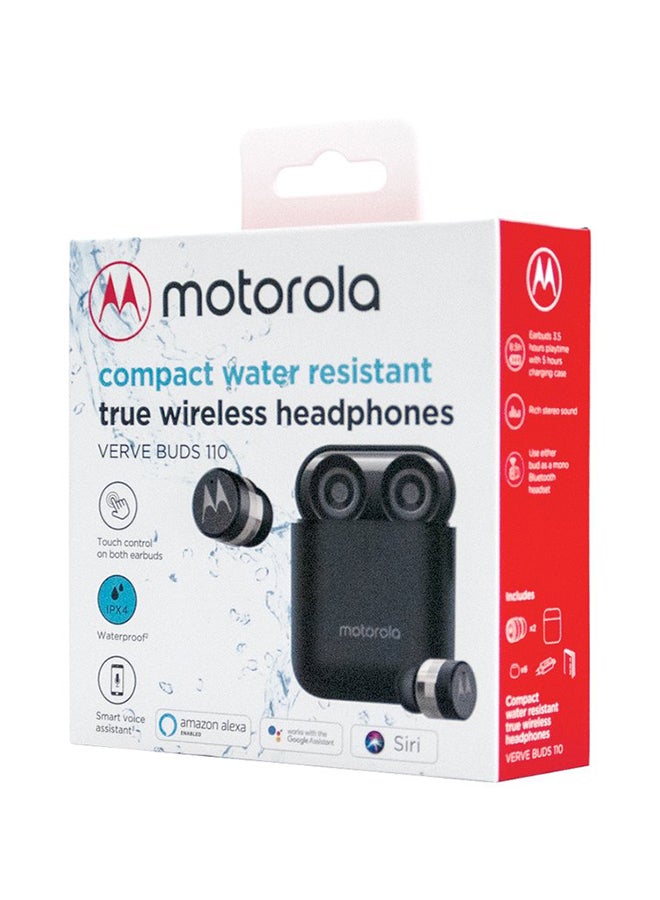 Motorola Verve Buds 110 True Wireless In-Ear Headphones Black  - Image 5
