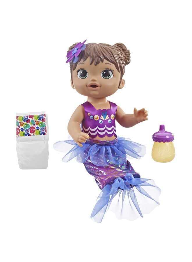 Baby Alive 3-Piece Shimmer N Splash Mermaid Set - Image 2