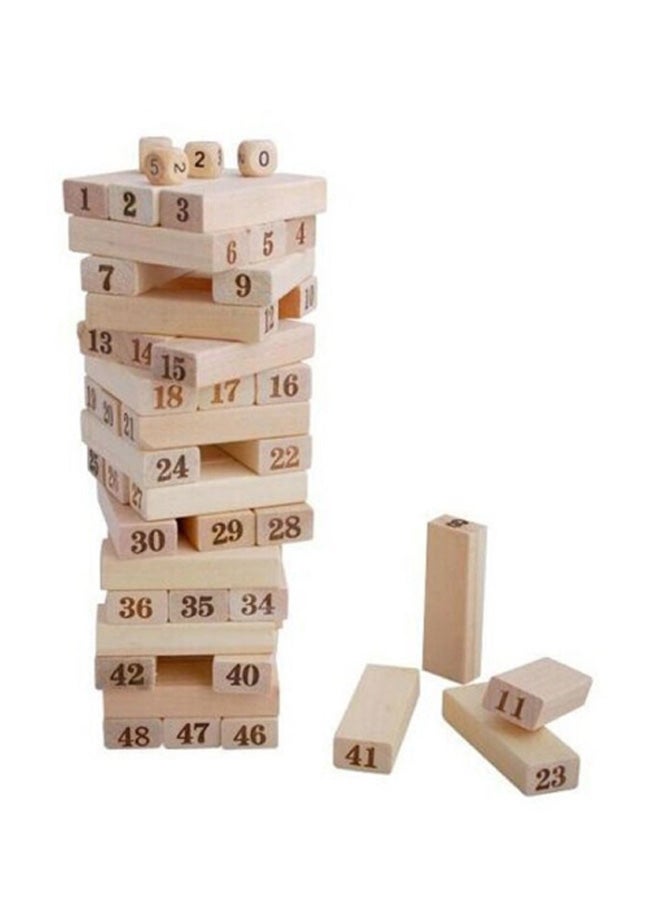 folds high - 48P 48-Piece Tower Building Block Toy 48 3+ Years - Image 1