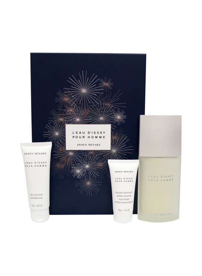 إيسي مياكي مجموعة هدايا عطور لو ديسي من 3 قطع EDT Spray - 125ml, Shower Gel - 75ml, Aftershave Balm - 30mlملليلتر  - Image 1
