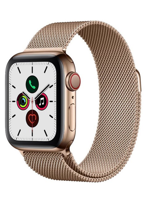Stainless Steel Replacement Band For Apple iWatch Series 5/4/3/2/1 Official Gold