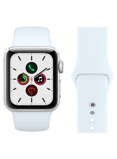 Perfii Replacement Band For Apple iWatch Series 5/4/3/2/1 42-44mm White  - Image 2