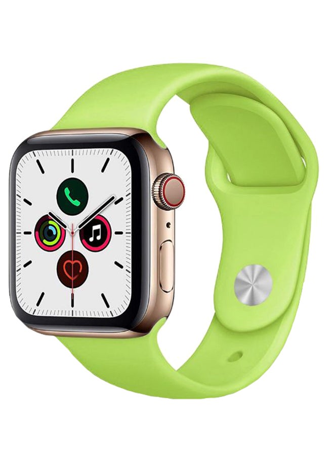 Perfii - Replacement Band For Apple iWatch Series 5/4/3/2/1 42-44mm Green - Image 1