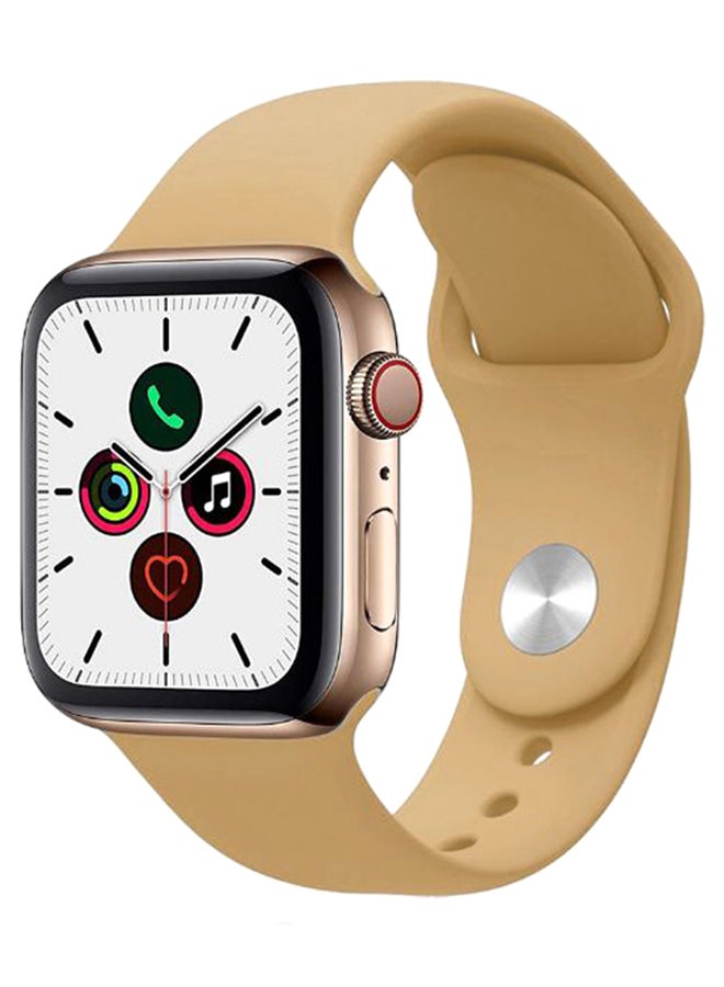 Perfii - Replacement Band For Apple iWatch Series 5/4/3/2/1 42-44mm Walnut - Image 1