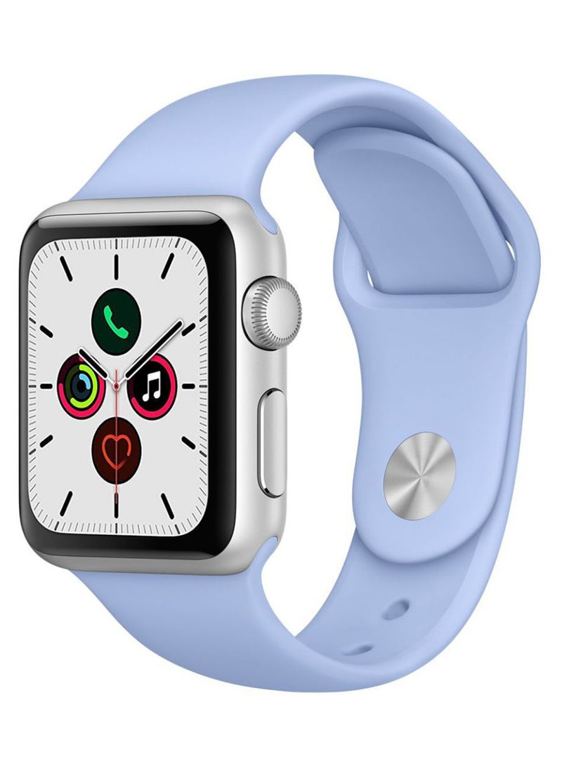 Perfii - Silicone Replacement Band For Apple iWatch Series 5/4/3/2/1 Lilac - Image 1