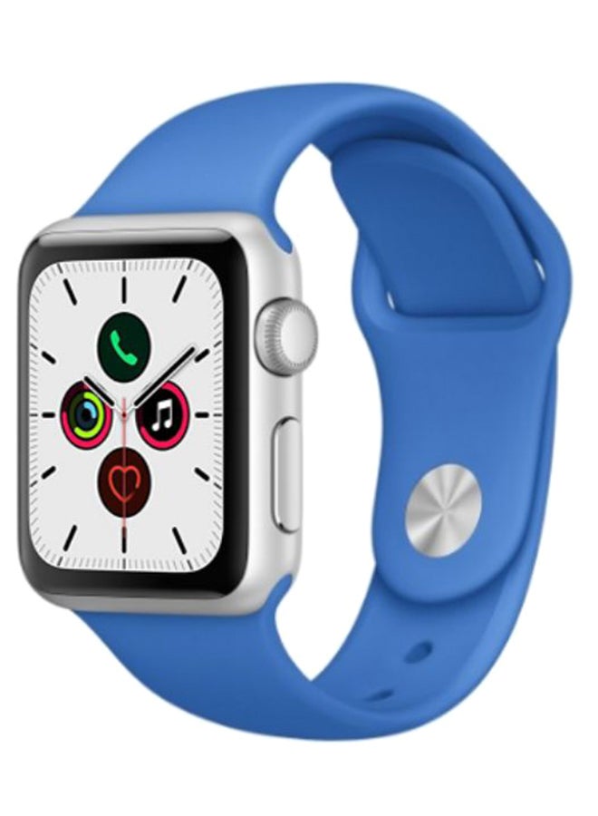 Perfii - Replacement Band For Apple iWatch Series 5/4/3/2/1 42-44mm Royal Blue - Image 1