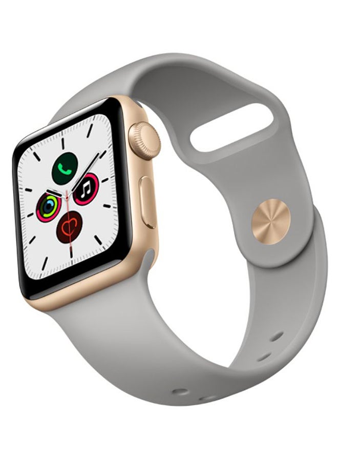 Perfii - Silicone Replacement Band For Apple iWatch Series 5/4/3/2/1 Concrete - Image 1