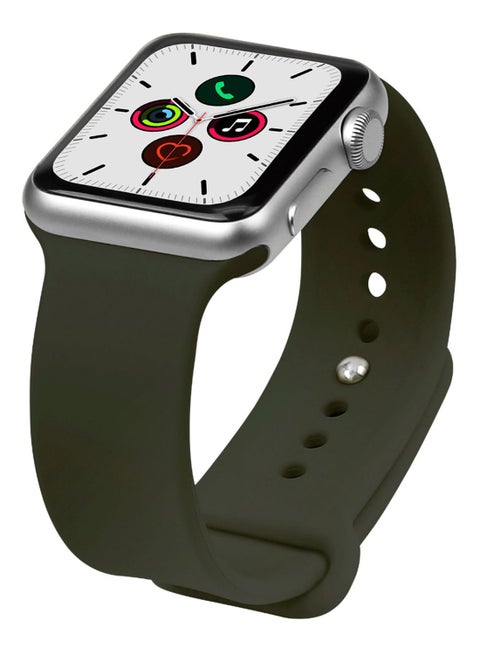 Replacement Band For Apple iWatch Series 5/4/3/2/1 42-44mm Dark Olive