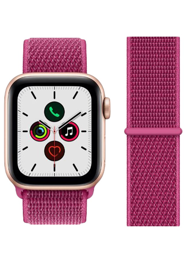 Perfii - Replacement Band For Apple iWatch Series 5/4/3/2/1 42-44mm Dragon Fruit - Image 1