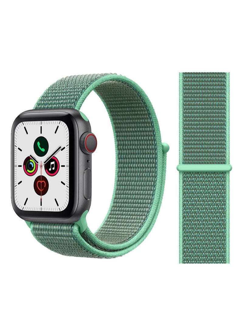 Perfii - Replacement Band For Apple iWatch Series 5/4/3/2/1 42-44mm Spearmint - Image 1