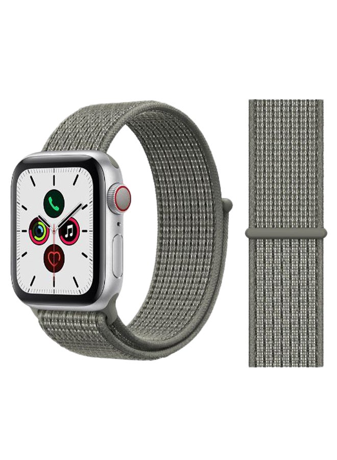 Perfii - Replacement Band For Apple iWatch Series 5/4/3/2/1 42-44mm Spruce Fog - Image 1