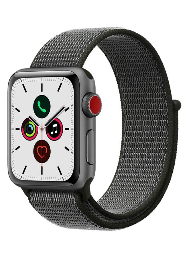 Perfii - Replacement Band For Apple iWatch Series 5/4/3/2/1 42-44mm Dark Olive - Image 1